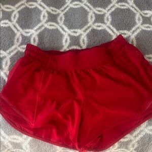 lululemon athletica Red Women's Athletic Shorts